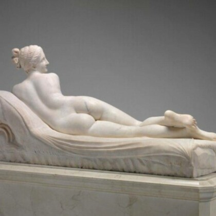 Antonio Canova's marble sculpture of 